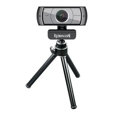 Webcam Redragon Apex Gw900-1, Full Hd, 1080P, 30 Fps, Com Tripé, Preta - Imagem do Produto