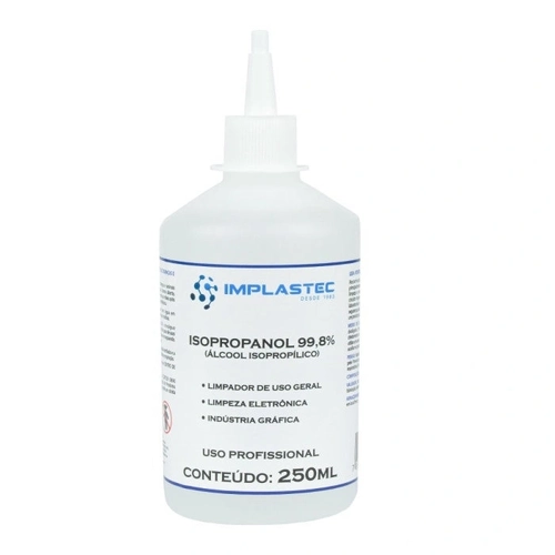 Álcool Isopropílico 99,8%, 0250 Ml, Implastec Md9 7166 - Imagem do Produto
