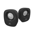 Miniatura de Caixa De Som C3Tech Sp-30Bk, 3 Watts Rms, Áudio 2.0, P2, Usb, Controle De Volume, Preto