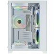Imagem 3 de Gabinete Gamer Aquário Kmex Cg-W415 Micro White IV, Sem Fonte, Sem Fan, Lateral De Vidro, Branco