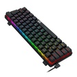 Imagem 2 de Teclado Gamer Usb Mecânico Redragon Jax, Preto, Switch Brown, Rgb, Abnt2, K613-Kb