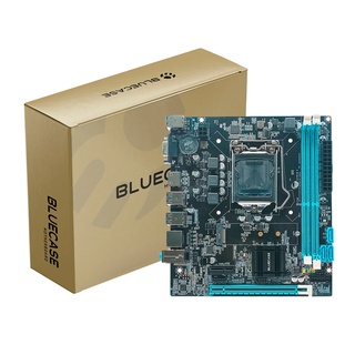 Placa Mãe 1155 2ª, 3ª Geração Bluecase Bmbb75-G3Hgu-M2R3Bx, Ddr3 16Gb, M2/Nvme, Hdmi, Vga, 1000 Mb/S, Preta