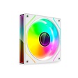 Imagem 2 de Cooler Fan Rgb C3Tech F9-L330Whrgb, Conector Argb 4 Pinos, Led, 120X120X25 Mm, Branco