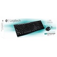 Imagem 6 de Kit Teclado E Mouse Sem Fio Logitech Mk270, Multimídia, Preto, Abnt2, 920-004433