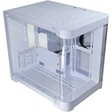 Imagem 2 de Gabinete Gamer Kmex Cg-W1Ag Aqua Curva, Sem Fonte, Sem Fan, Branco, Lateral De Vidro