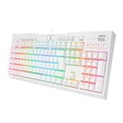 Miniatura de Teclado Gamer Usb Mecânico Redragon Brahma Pro, Branco, Switch Brown, Rgb, Abnt2, K586W-Rgb-Pro-Pt-Brown