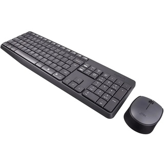 OPENBOX - Kit Teclado E Mouse Sem Fio Logitech Mk235, Resistente À Água, Cinza, Abnt2, 920-007903
