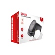 Imagem 3 de Leitor De Código De Barras C3Tech Lb-50Bk, 1D, Usb, Com Suporte, Preto