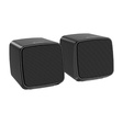Miniatura de Caixa De Som C3Tech Sp-40Bk, 3 Watts Rms, Áudio 2.0, P2, Usb, Controle De Volume, Preto