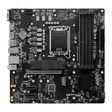 Imagem 1 de Placa Mãe 1700 12ª, 13ª, 14ª Geração Msi Pro B760M-P, Ddr4 128Gb, Dp, Hdmi, Vga, Usb 3.2, M2/Nvme, Preta