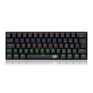 Teclado Gamer Usb Mecânico Redragon Lakshmi, Preto, Switch Azul, Rgb, Abnt2, K606R