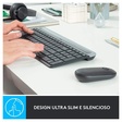 Imagem 7 de Kit Teclado E Mouse Sem Fio Logitech Mk470, Preto e Cinza, Wireless, Layout Us, 920-009268