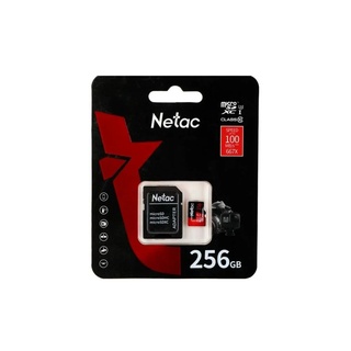 Cartão de Memória 256 Gb Netac P500 Extreme Pro, MicroSd, Com Adaptador, Classe 10, V30, Nt02P500Pro-256G-R