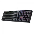 Miniatura de Teclado Gamer Usb Mecânico Redragon Mitra, Preto, Switch Red, Rgb, Abnt2, K551-1