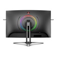 Imagem 3 de Monitor Gamer Led 31,5", 165Hz, 1Ms, Aoc Agon Ag323Fcxe Gaming, Va, Full Hd, Hdmi, Dp, Vga, Vesa, Preto
