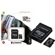 Imagem 1 de Cartão de Memória 128 GB Kingston Canvas Select Plus, Sdcs2/128Gb, MicroSD, Classe 10, Com Adaptador