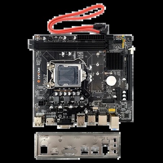 Placa Mãe 1155 2ª, 3ª Geração Hayom Plm2301, Ddr3 16Gb, M2/Nvme, Hdmi, Vga, 1000 Mb/S, Sem Caixa, Preta