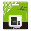 Cartão de Memória 128 Gb Kingston Canvas Select Plus, MicroSd, Com Adaptador, Classe 10, V10, Sdcs3/128Gb
