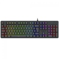 Teclado Gamer Usb Membrana Redragon Netherbane K521-R, Rgb, Abnt2, Preto