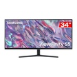 Miniatura de Monitor Gamer Led 34", 100Hz, 5Ms, Samsung Viewfinity Ls34C500Galmzd, Va, Uw, Qhd, Dp, Hdmi, Vesa, Preto
