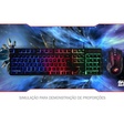 Imagem 2 de Mousepad Gamer Kmex FX-X8335 Hyperspace, 80x35 Cm, Borda Costurada