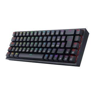 Teclado Gamer Usb Mecânico Redragon Castor, Preto, Switch Brown, Rgb, Abnt2, K631-Rgb