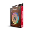 Imagem 2 de Cooler Fan Rgb C3Tech F11-L220Rgb, Controlável, 6 Pinos, Led, 120X120X25 Mm, Preto