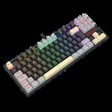 Imagem 2 de Teclado Gamer Usb Mecânico Redragon Kumara Rgb, Preto, Cinza e Amarelo, Switch Brown, Rgb, Abnt2, K552Lgy-Rgb