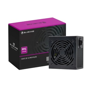 Fonte Atx 0350 W Bluecase, Blu350-Pfcps2Bx, Pfc Ativo, Com Cabo, Com Caixa, Preta, Bccpfc