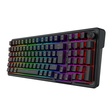 Imagem 2 de Teclado Gamer Usb Mecânico Redragon Eisa Pro, Preto, Switch Mambo, Rgb, Wi-fi, Bt, Usb-C, Abnt2, K686-Rgb-Pro
