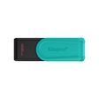 Miniatura de Pen Drive 128 Gb Kingston Dtxs/128Gb Exodia S, Usb 3.2, Preto e Verde