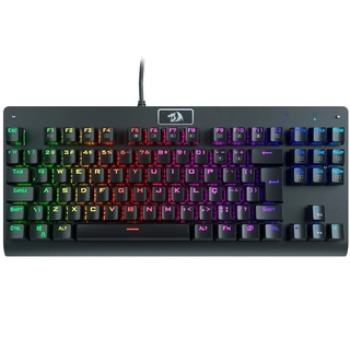 Teclado Gamer Usb Mecânico Redragon Dark Avenger, Preto, Switch Outemu Blue, Rgb, Abnt2, K568Rgb-2 V2 Pt-Blue