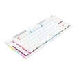 Imagem 2 de Teclado Gamer Usb Mecânico Redragon Magic-Wand Pro, Branco, Switch Blue, Rgb, Abnt2, K587W-Rgb-Pro-Pt-Blue
