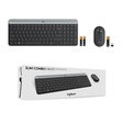 Imagem 2 de Kit Teclado E Mouse Sem Fio Logitech Mk470, Preto e Cinza, Wireless, Layout Us, 920-009268