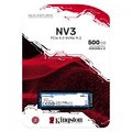 Ssd Nvme 500 Gb Kingston Nv3 Snv3S/500G, 4.0, Lê: 5.000 Mb/S, Grava: 3.000 Mb/S