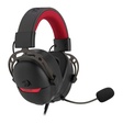 Imagem 4 de Headset Gamer Redragon Aurora H376Br, Usb, 7.1, Preto com Vermelho