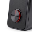 Imagem 5 de Caixa De Som Gamer Redragon Stentor Gs500, Áudio 2.0, 2Watts x5, Usb, Led Vermelho, Preto