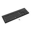 Imagem 3 de Teclado Sem Fio Membrana Redragon Office Bk-7094, Preto, Wireless, Abnt2