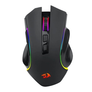Mouse Gamer Redragon M602P-Ks Griffin Pro, 4.800 Dpi, 7 Botões, Sensor Paw3212, Wi-fi, Bluetooth e Usb, Preto