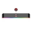 Imagem 1 de Soundbar Gamer Redragon Adiemus GS560, Rgb, Áudio 2.0, 3Watts x2, P2, Usb, Preta
