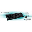 Imagem 5 de Kit Teclado E Mouse Sem Fio Logitech Mk270, Preto, Multimidia, Wireless, Abnt2, 920-004433