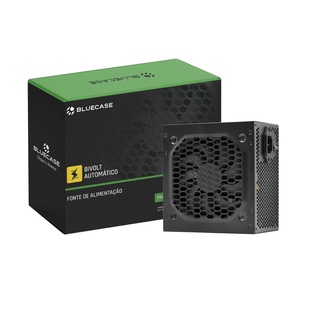 Fonte Atx 0500 W Bluecase Blu500-Atps2Bx, Bivolt, Com Cabo, Com Caixa, Preto, Bcspfc