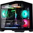 Imagem 4 de OPENBOX - Gabinete Gamer Aquário Kmex Cg-01Kv Angulo, Sem Fonte, Sem Fan, Lateral De Vidro, Preto