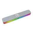 Imagem 2 de Soundbar Gamer Redragon Neo Gs515G, Rgb, Áudio 2.0, 5Watts x2, Bluetooth, Usb, Cinza