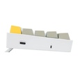 Imagem 2 de Teclado Gamer Usb Mecânico Redragon Lakshmi, Amarelo/Branco/Cinza, Switch Brown, Branco, Abnt2, K606-Yl-Wt-Gy