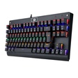 Imagem 2 de Teclado Gamer Usb Mecânico Redragon Dark Avenger, Preto, Switch Blue, Rainbow, Abnt2, K568R
