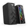Imagem 2 de Caixa De Som Gamer Redragon, Cipher Gs522, 5Watts X2, Áudio 2.0, P2+Usb, Rgb