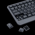 Imagem 2 de Kit Teclado E Mouse Usb Redragon Office Bs-7092, Preto, Abnt2