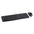 Imagem 1 de Kit Teclado E Mouse Com Fio Logitech Mk120, Preto, Resistente À Água, Abnt2, 920-004429