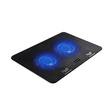 Imagem 3 de Base Notebook C3Tech Nbc-50V2Bk, 15.6", Preto, Usb 2.0, 2 Fans 12X12 Cm, Led Azul